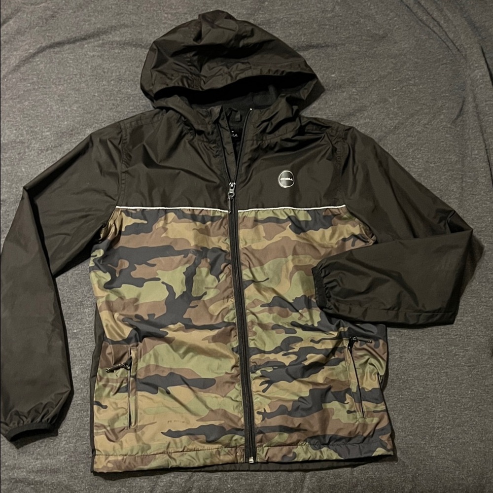 O'Neill Camouflage Kids Raincoat Wind Jacket Shell